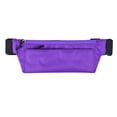 thumbnail image 1 of Riñonera para correr simple, ultrafina, con cremallera de doble capa, impermeable, para hombres y mujeres, deportes al aire libre, ocio, fitness, riñonera impermeable, bolsa de viaje, cómoda,, 1 of 5