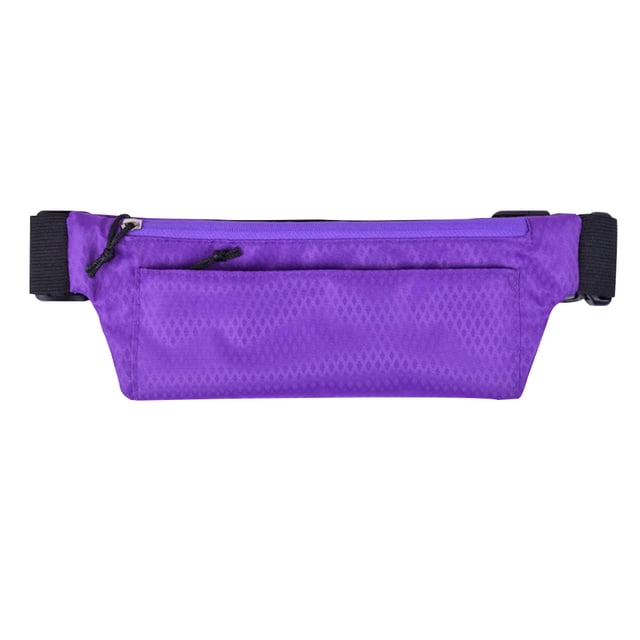 Riñonera para correr simple, ultrafina, con cremallera de doble capa, impermeable, para hombres y mujeres, deportes al aire libre, ocio, fitness, riñonera impermeable, bolsa de viaje, cómoda,