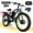 Black-Green, variant on 5000W (Peak) Electric Bike for Adults, 26x4.0 Fat Tire E-Mountain Bicycle, 52V-30Ah Removable Battery Ebike, Electric Motorcycle Beach Snow Ebike for Men, Green