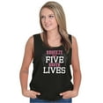 thumbnail image 4 of Squeeze With Five Saves Lives Tank Top Tee Shirt Women Brisco Brands S, 4 of 6