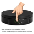thumbnail image 4 of Cameland Smart Electric Rotary Display Stand 146 Usb Battery-Purpose Rotary Table Live Broadcast Jewelry Manual Video, 4 of 7