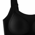 thumbnail image 4 of Besolor Womens Sports Bras Without Steel Ring Wireless Seamless Full Coverage High Support Running Yoga Bra(Medium,Black), 4 of 4