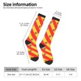 thumbnail image 3 of Flag Of Spain Knee High Socks for Women Long Leg Warmers Socks, 3 of 7