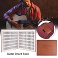 thumbnail image 4 of Libro de acordes de guitarra de 6 cuerdas guía plegable ayuda de aprendizaje para Folk Vintage Electric Hugtrwg Para estrenar, 4 of 8