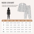 thumbnail image 4 of Bingfone Womens Pajama Sets Rabbit And Cloud Print,Long Sleeve Loungewear Pajamas Set-Medium, 4 of 8