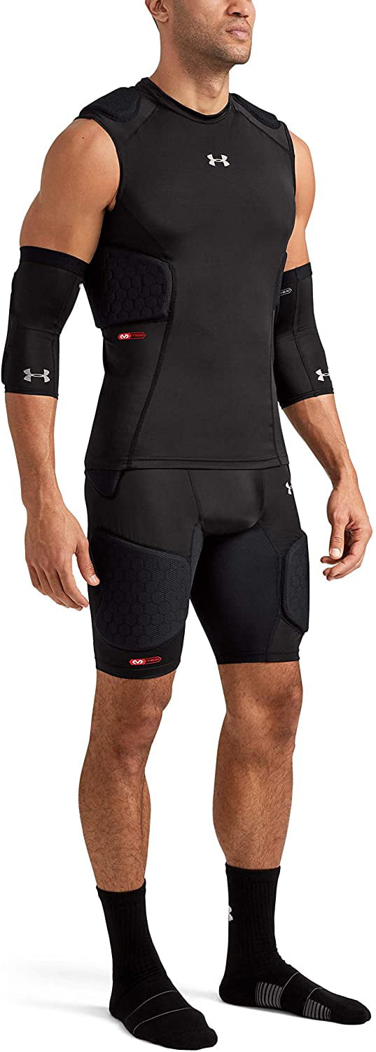 Multipurpose Compression and HEX Padding for Protection & Weightlifting Tennis Coderas de Proteccion 1 Pair Under Armour Elbow / Knee / Shin Sleeve with Pads Football Active Wear for Basketball 