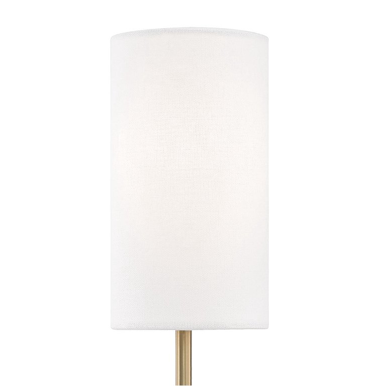 Mitzi Olivia 1-Light Wall Sconce - Polished Nickel, 18.75 Inches Tall, 4.75 Inches Wide, Bulb Not Included
