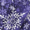 thumbnail image 7 of Christmas Snowflake Shower Curtain Set, Christmas Shower Curtains for Bathroom, Winter Purple Shower Curtain Christmas Decorative Shower Curtains,72X72IN, 7 of 7
