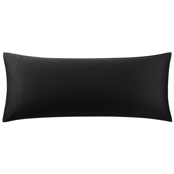 Funda de Almohada de 100% Algodón Suave Funda Almohada con Cierre de Sobre Funda Almohada de Cuerpo Larga y Transpirable