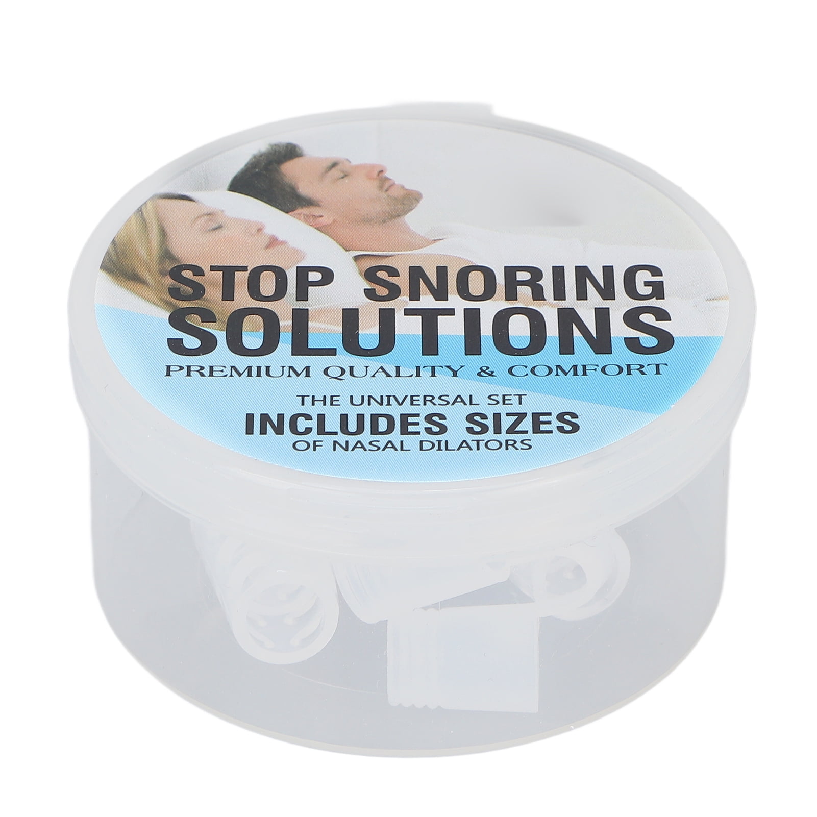 Snoring Nose Clamp, Portable Nasal Dilator Humanized With Storage Box For Travel