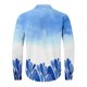 thumbnail image 4 of Men'S Retro Casual Loose Fitting Long Sleeved Printed Shirt Fashion Standing Collar TopXL, 4 of 5