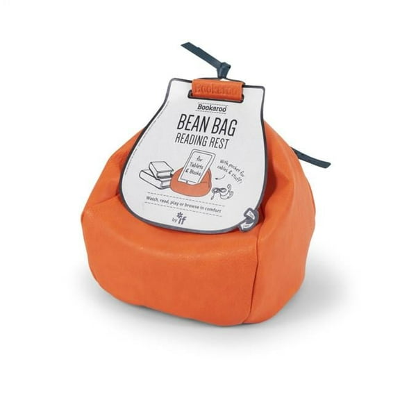 If USA 43804 Bookaroo Bean Bag Reading Rest, Orange & Teal