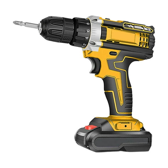 Leojiow Cordless Drill Driver 21+1 Torque Brushless Motor 1500 Power Drill Led Light Complete Drill & 25Cm Utility