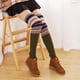 thumbnail image 2 of Calentadores de piernas cálidos de invierno para mujer, calcetines hasta la rodilla a rayas a la moda, puños para botas, polainas de regalo para niñas, 2 of 5