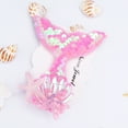 thumbnail image 2 of Valentine's Day Gifts for Woman Mermaid Tail Hair Clips For Girls And Seashell Hairpins Sequins Fabric Bling Sparkly Hair Barrettes Hair Accessories For Children F, 2 of 2