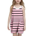 thumbnail image 2 of Tranfacy Robes d'Été pour Adolescentes, Robe d'Été pour Filles, Robe d'Été Décontractée pour Filles Mode Sans Manches, Robe Nuisette avec Poches, 2 of 6