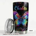 thumbnail image 3 of Personalized Butterfly Tumbler 20oz 30oz Insulated Tumblers with Lid Coffee Travel Mug Cup for Women Girl Teen Butterfly Gift for Birthday, 3 of 6