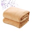 thumbnail image 3 of OULII Lot de 1 Couverture Épaisse Kaki Polaire Confortable pour Randonnée 47x79 Po, 3 of 8