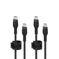 thumbnail image 1 of Cable cargador USB-C a USB-C de Belkin, carga rápida de 2 m, paquete de 2, 1 of 5