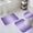Purple, variant on Blue Ombre Bath Mat 3 Piece Bathroom Rug Set, Modern Gradient Abstract Art Non Slip Bath Rug Contour Mat and Toilet Lid Cover, Absorbent Shower Mats Soft Bath Rugs and Mats Sets