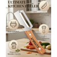 thumbnail image 2 of AsdQ Zero Snag Wooden Peeler, Zero Snag Wooden Kitchen Tool, 2-in-1 Multifunctional Fruit Vegetable Peeler Hand Stainless Steel Cutter Slicer for Potato Apple Pumpkin Papaya Cooking (1 Pcs, 2 of 7