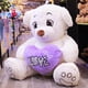 thumbnail image 3 of Oso Rechoncho PELUCHERIA LOVE con corazon morado, 3 of 5