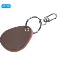 thumbnail image 3 of HUGFEGWE Leather Key Fob, Leather Key Fobs with Key Rings DIY Keychain Holder for ID Key Card UA824-2082, 3 of 6