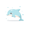 thumbnail image 5 of Cartoon Dolphin Stickers, Waterproof Dolphin Sticker for Water Bottle Laptop Phone Cases Planner Skateboard Luggage Helmet Party Favor Decor, Ideal for Adults Teens Teacher Rewards, 5 of 9