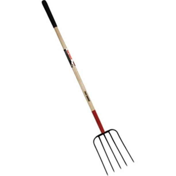 Ames 163033700 5 Tine Manure Fork With Wood Handle