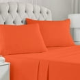 thumbnail image 4 of Mellanni Luxury Microfiber Pillowcases with Envelope Closure, King, Poppy Orange, 2 Count, 4 of 7