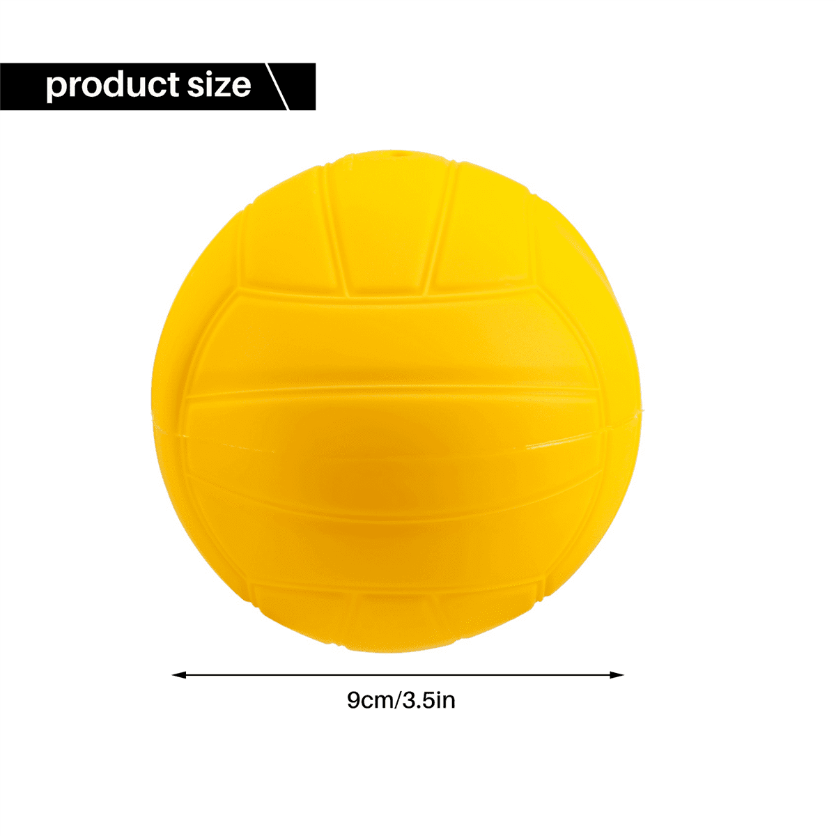 Roundnet Game Ball Replaceable Competitive Balls Mini Volleyball 18-Pack with Pump,18 x ball 6 x Pump