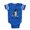 Royal Blue, variant on CafePress - FIN Havanese Life - Cute Infant Baby Football Bodysuit