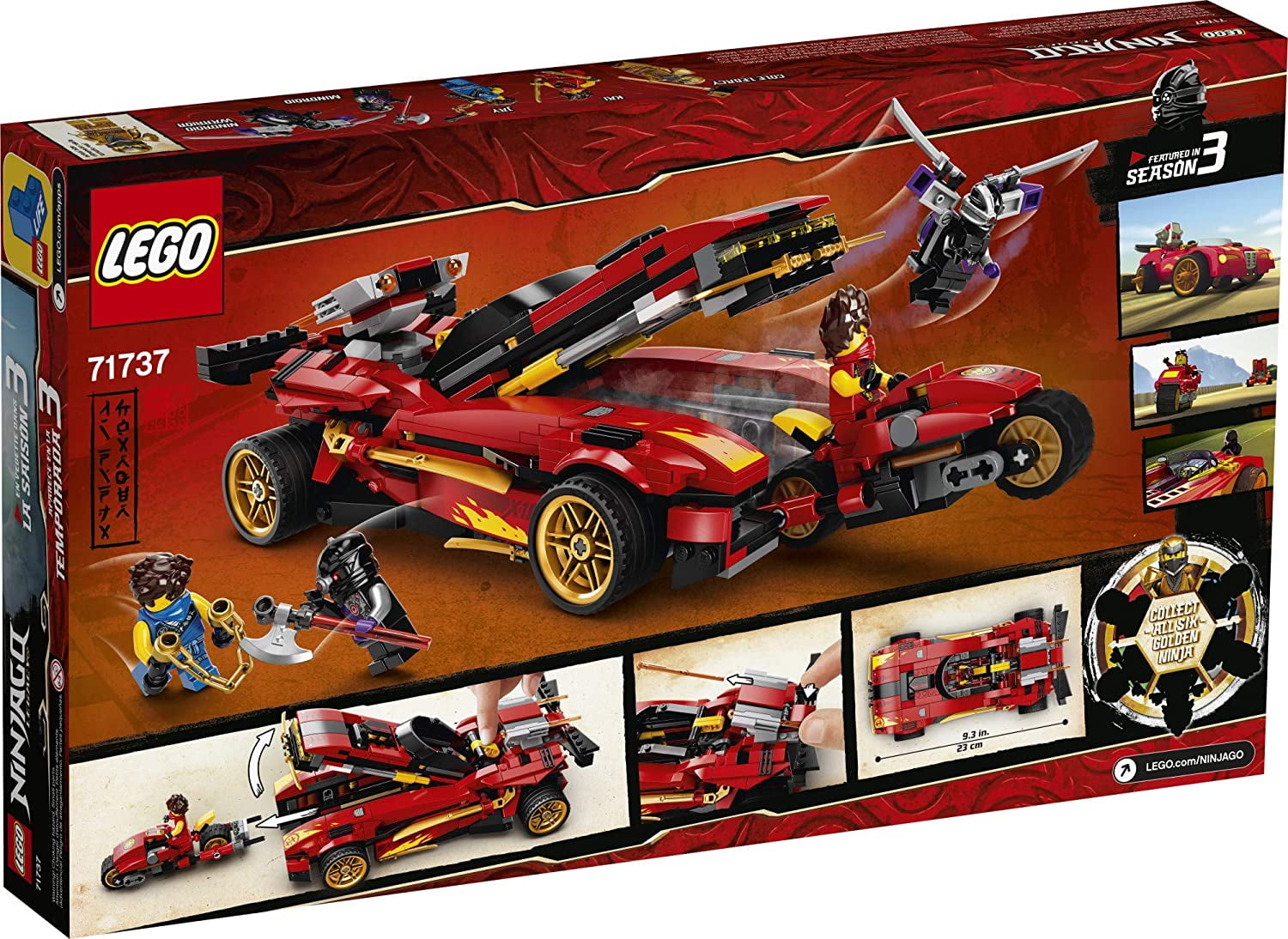 LEGO NINJAGO 71737 X-1 Ninja Charger, New 2021 (599 Romania | Ubuy