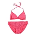 thumbnail image 1 of Becca Womens Triangle Side Tab 2 Piece Boy Shorts, Naranja, Medium, 1 of 2