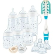 NUK Smooth Flow Anti Colic Baby Bottle Newborn Gift Set, Timeless