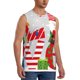 thumbnail image 2 of Balery Christmas Gnome With Love Camisetas sin mangas para hombre, absorbe la humedad y protege contra el mal olor.-XX-Large, 2 of 7