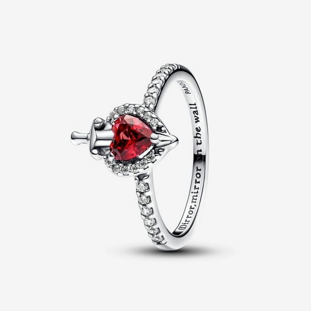 PANDORA Anillo de la Reina Malvada de los Villanos de Disney, Talla 5