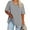 Light gray, variant on Ruanyu Women's Plus Size V Neck T Shirts Summer Half Sleeve Oversized Tees Casual Loose Fit Tunic Tops