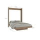 thumbnail image 5 of Cama Matrimonial Abatible Con Estantes Café CB920-TK, 5 of 6