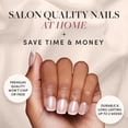thumbnail image 2 of Presiona las uñas Glamnetic La Perle Squoval White French Tips, 2 of 6