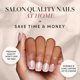 thumbnail image 2 of Presiona las uñas Glamnetic La Perle Squoval White French Tips, 2 of 6