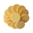thumbnail image 2 of 20Pcs Almohadillas de algodón de esponja de maquillaje amigables para la piel Almohadillas de eliminación de maquillaje Almohadillas de limpieza facial Color de piel de hojaldre (Redondo 65x8 mm), 2 of 7