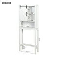thumbnail image 4 of Tall Bathroom Storage Cabinet, Bathroom Furniture Over The Toilet, Freestanding Bathroom Cabinet with Adjustable Shelf, Bathroom Hutch Over Toilet, Space Saving Toilet Shelf Organizer, K775, 4 of 9