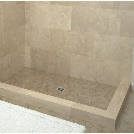 Tile Redi Double Threshold Shower Base with Drain Plate - Walmart.com