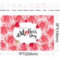 thumbnail image 4 of GOSMITH 40*50in Happy Mother's Day Backdrop Red Flowers Wall Background I Love Mom Gift Banner Photo Booth Props, 4 of 6