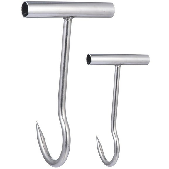 2 Pcs Turkey Fryer Tools Meat Hook Pork Goose Hooks Chicken