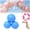 3 Balls Blue, variant on 3pcs Reusable Balloon Garland Arch Inflatable PVC Inflatable Balloons Arch Garlands Easy Setup Air-Filled Party Decoration Balloons for Birthdays Weddings