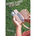 thumbnail image 2 of Smartish iPhone 12 mini Crossbody Case - Dancing Queen [Purse/Clutch with Detachable Strap & Card Holder] - Rosé All Day, 2 of 6