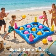 Livhil Pool Games Inflatable Pool Toys Tic Tac Toe Game