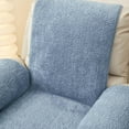 thumbnail image 4 of Recliner Chair Covers Fleece Soft Warm Sofa Slipcover Furniture Protector Non-Slip Washable Reclining Chair Cover for Kids, Pets, 4 of 7